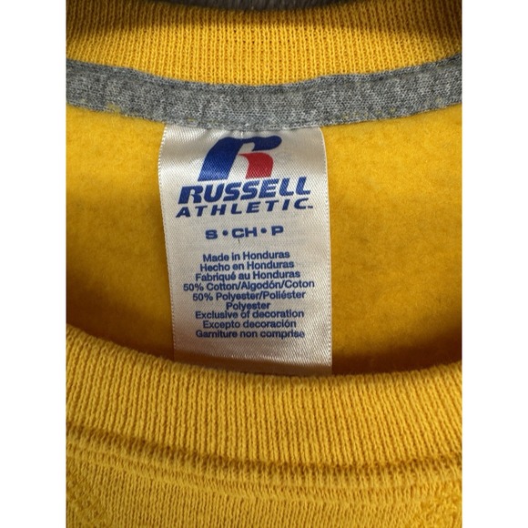 VTG Russell East Carolina University ECU Pirates Crewneck Sweatshirt Small 18x26 - Picture 3 of 5